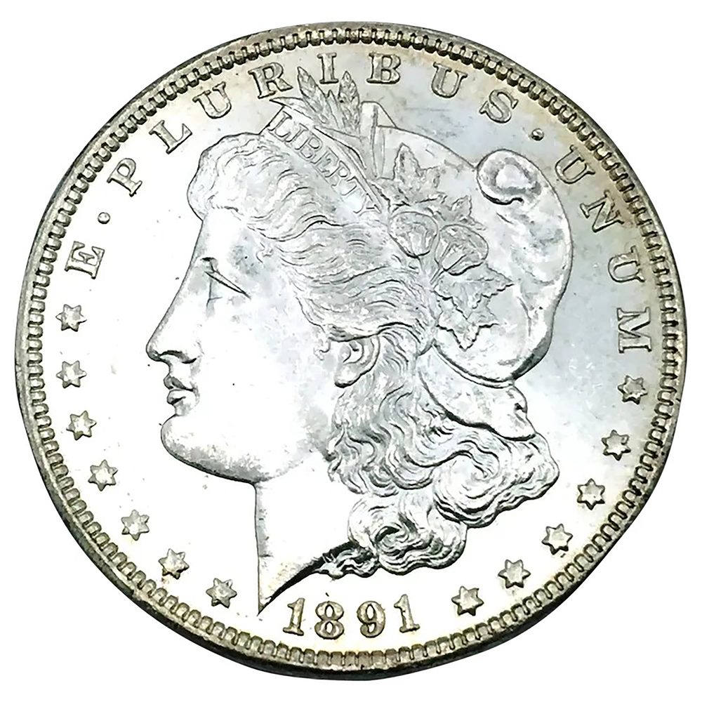 1891 CC Morgan Silver Dollar