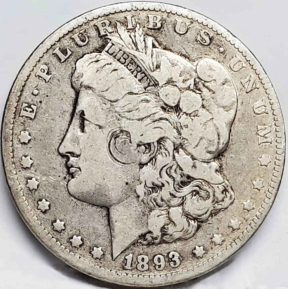 1893 P Morgan Silver Dollar